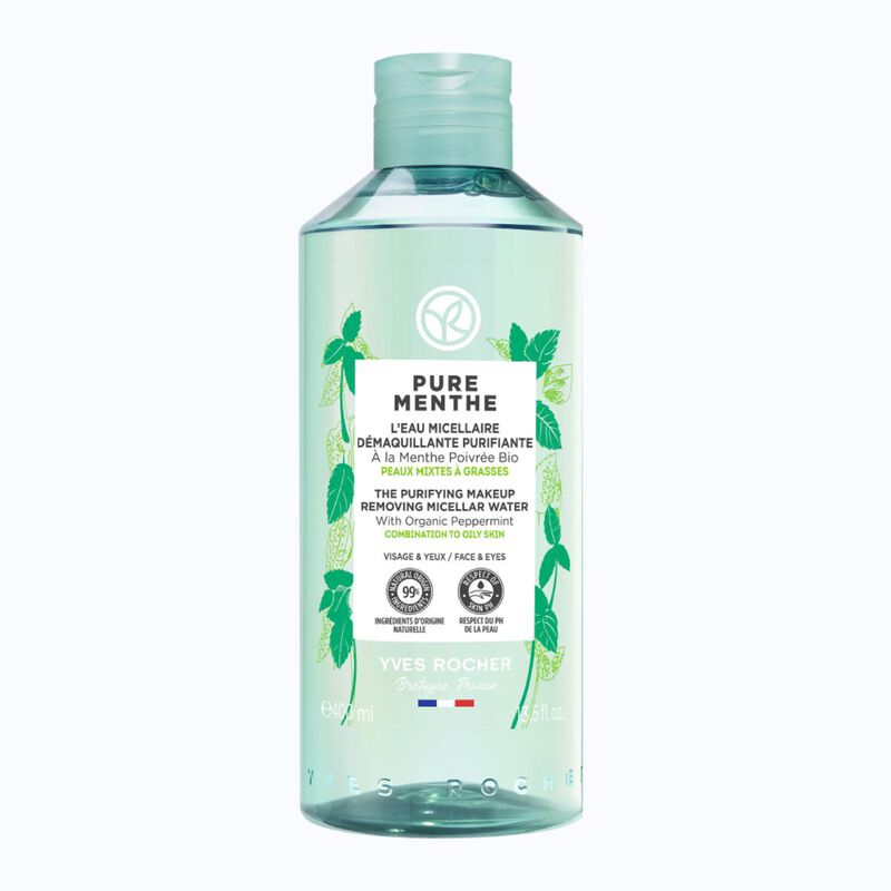 yves rocher مزيل مكياج ماء ميسيلار منقي  بيور مونت 400 مل