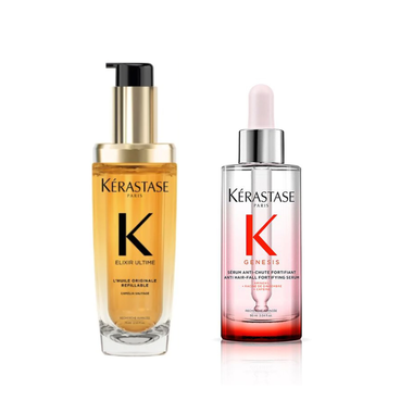 faces elixir ultime original refillable hair oil x genesis serum anti chute fortifiant hair serum 90ml