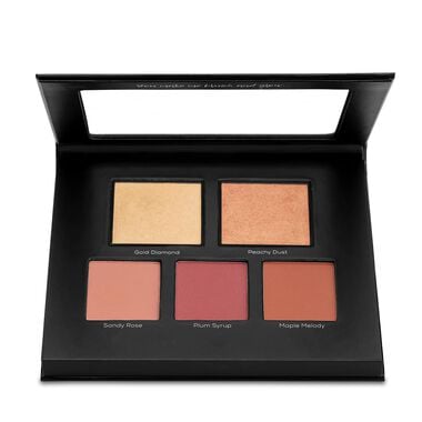 faces make me blush   blush and highlighter palette