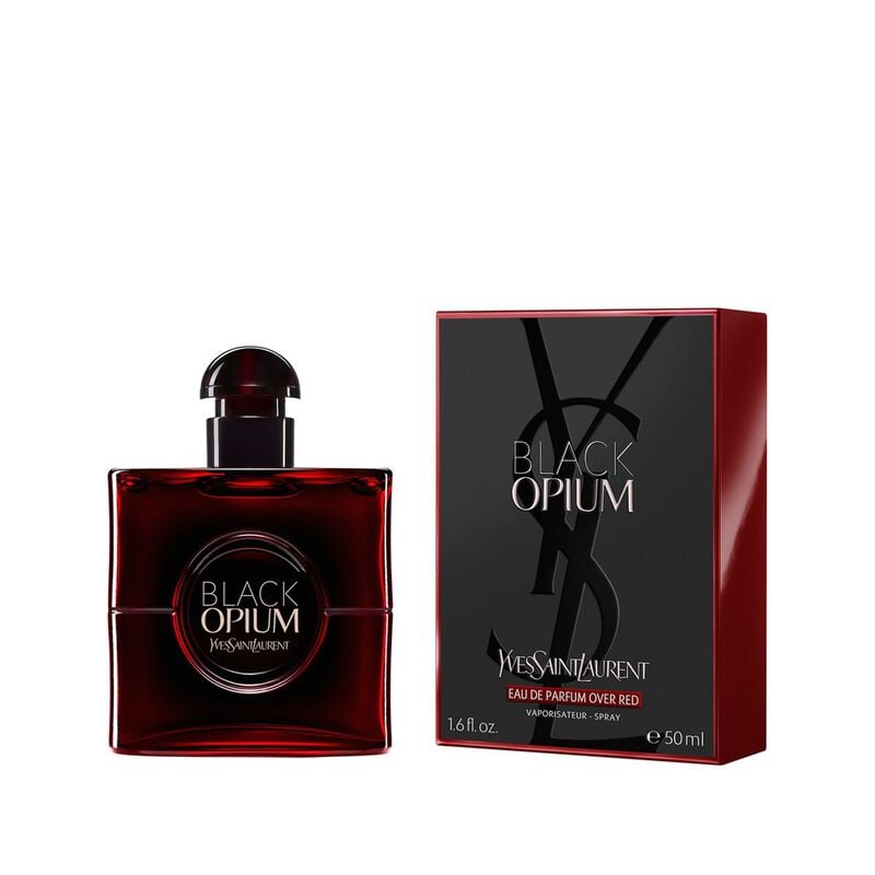 yves saint laurent black opium over red