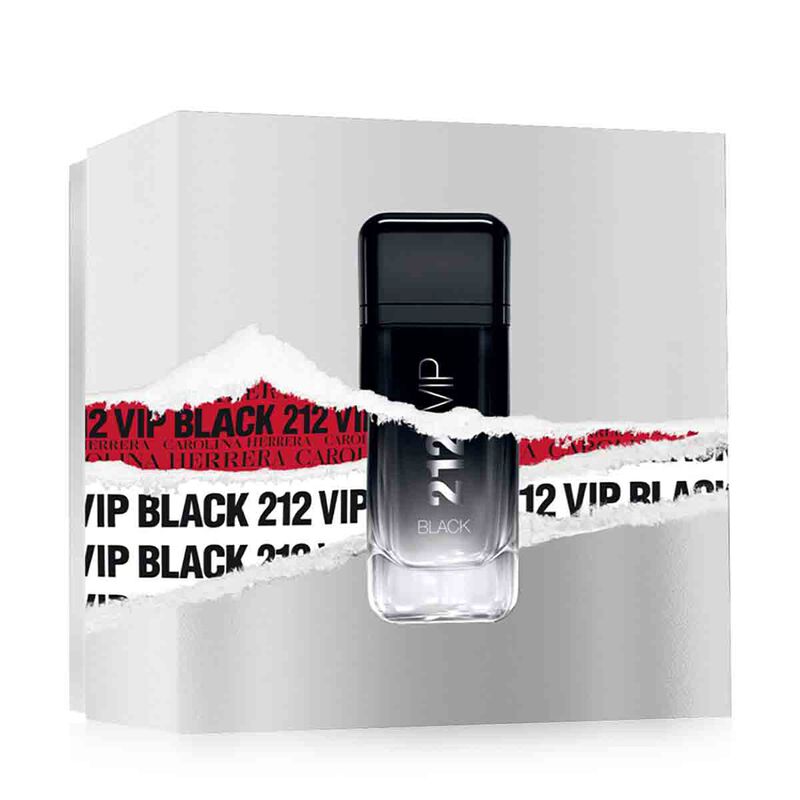 carolina herrera 212 vip black gift set for men