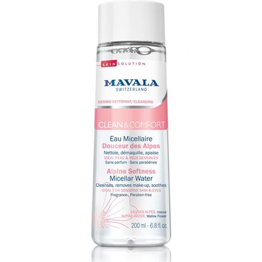 faces mavala swiss skin solution clean comfort alpine micellar water 200ml