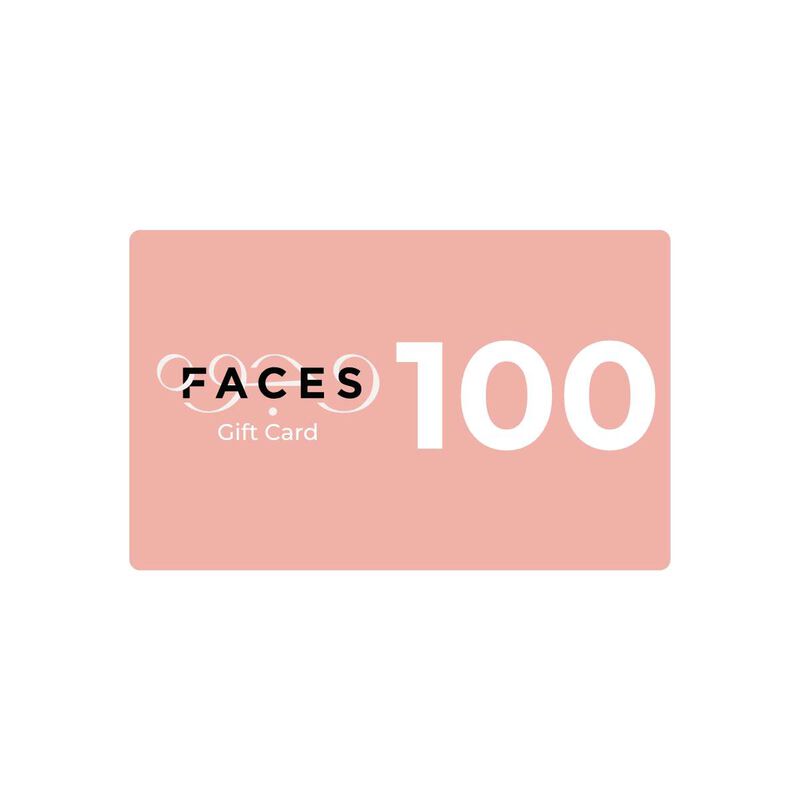 faces بطاقة هدية فيسز 100
