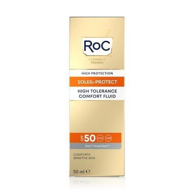 faces soleil protect high tolerance comfort fluid spf 50 50ml