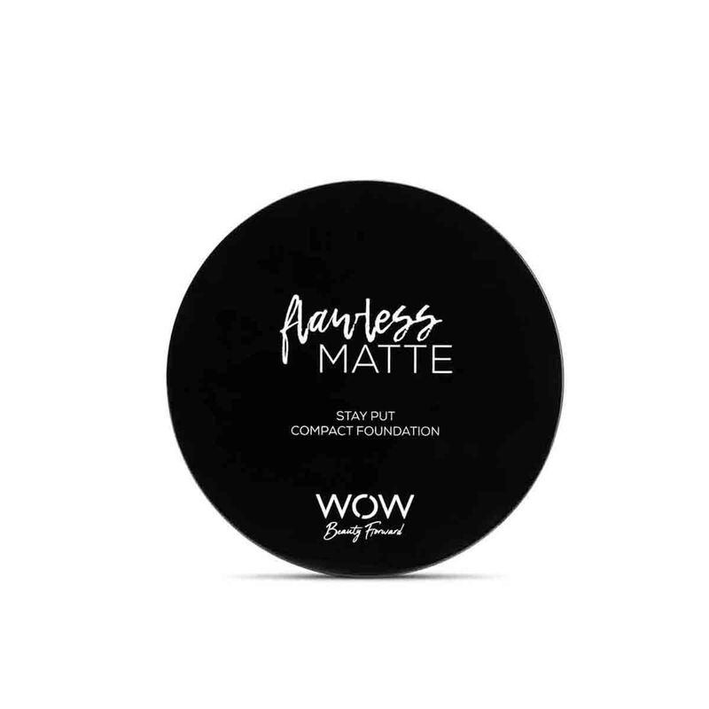 wow beauty flawless matte  stay put compact
