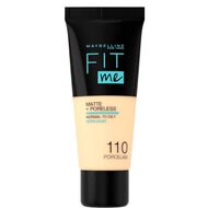 Fit Me Matte & Poreless Foundation - 110 Porcelain faces fit me matte poreless foundation 110 porcelain