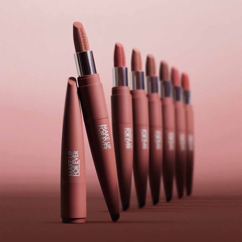 ميك اب فور ايفر أحمر الشفاه المطفي روج أرتيست فيلفيت نيود