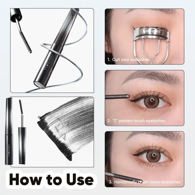 judydoll length & volume longwear mascara 01black