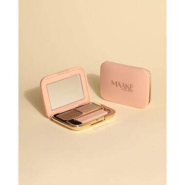 faces بوماد فرشاة وبودرة لتحديد الحواجب والعيون