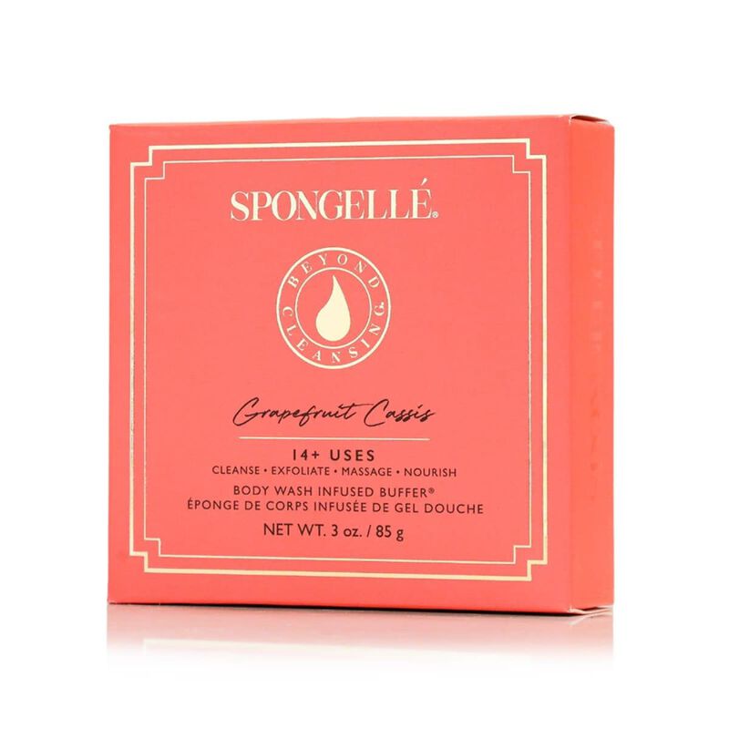 spongelle daisy collection grapefruit cassis body wash infused buffer (14+uses)