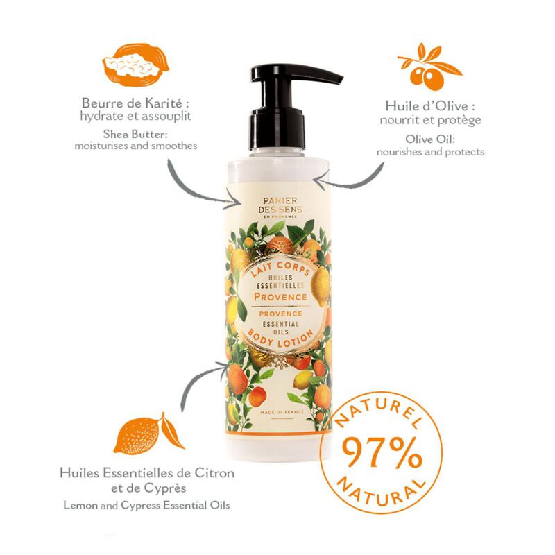 panier des sens essentials provence body lotion
