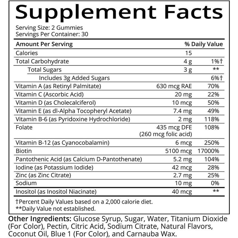 شوقر بير أقراص فيتامينات الشعر 60 حبة