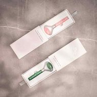 faces roll on mini traveler pink quartz