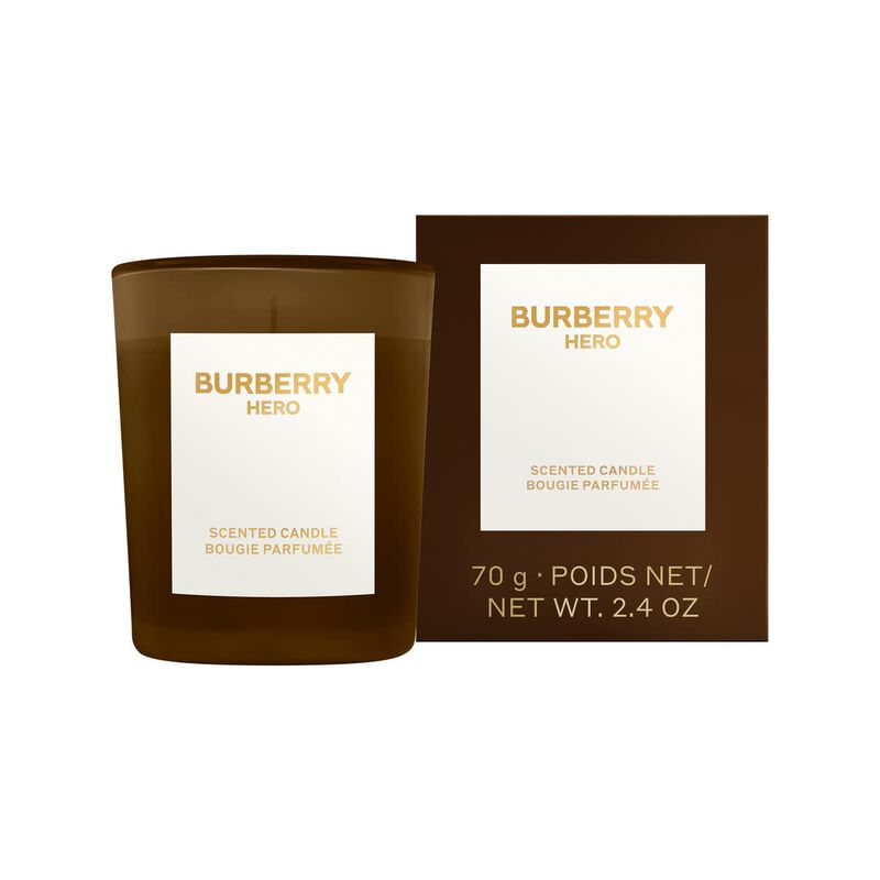 burberry free burberry hero candle 70g