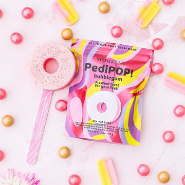 Pedi Pop Bubblegum Foot Buffer & Nail File (20+ Uses) faces pedi pop bubblegum foot buffer nail file 20 uses