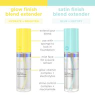 faces glow finish extender spray bottle