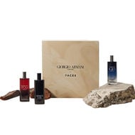 faces exclusive armani box