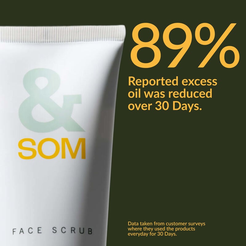 &som skin charcoal face scrub