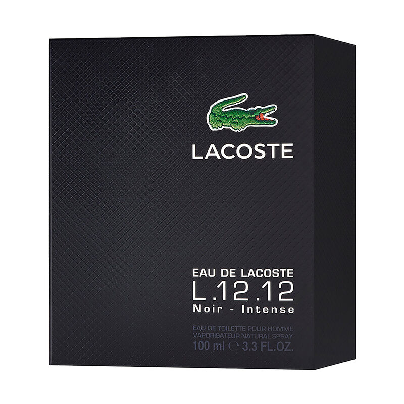 lacoste eau de lacoste noir eau de toilette 100ml