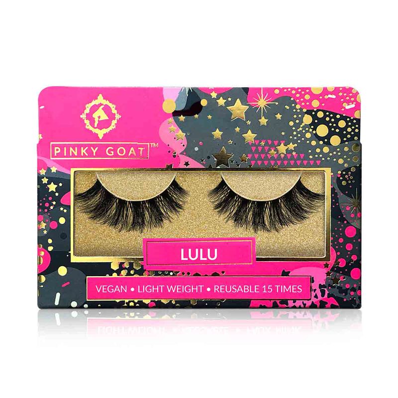 pinky goat lulu vegan faux mink lashes