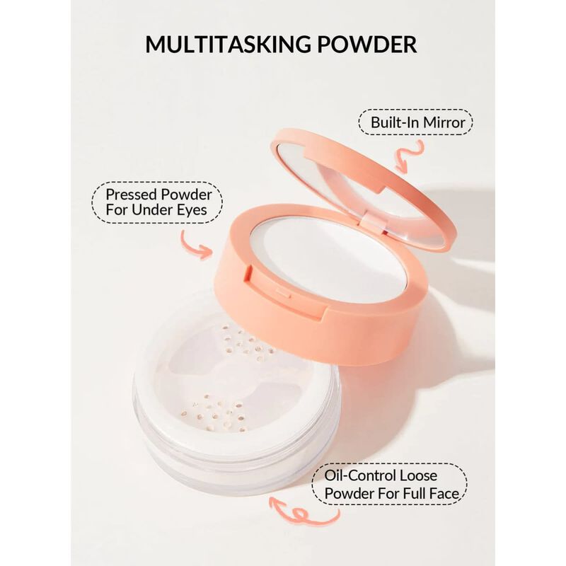 sheglam instaready face & under eye setting powder duo