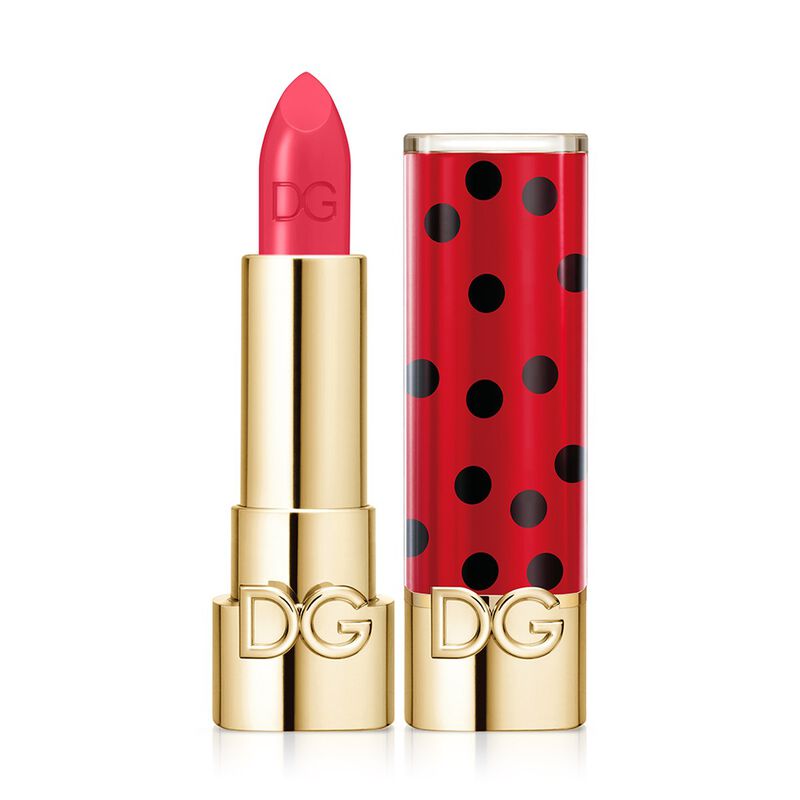 dolce & gabbana the only one sheer lipstick cap polka dot