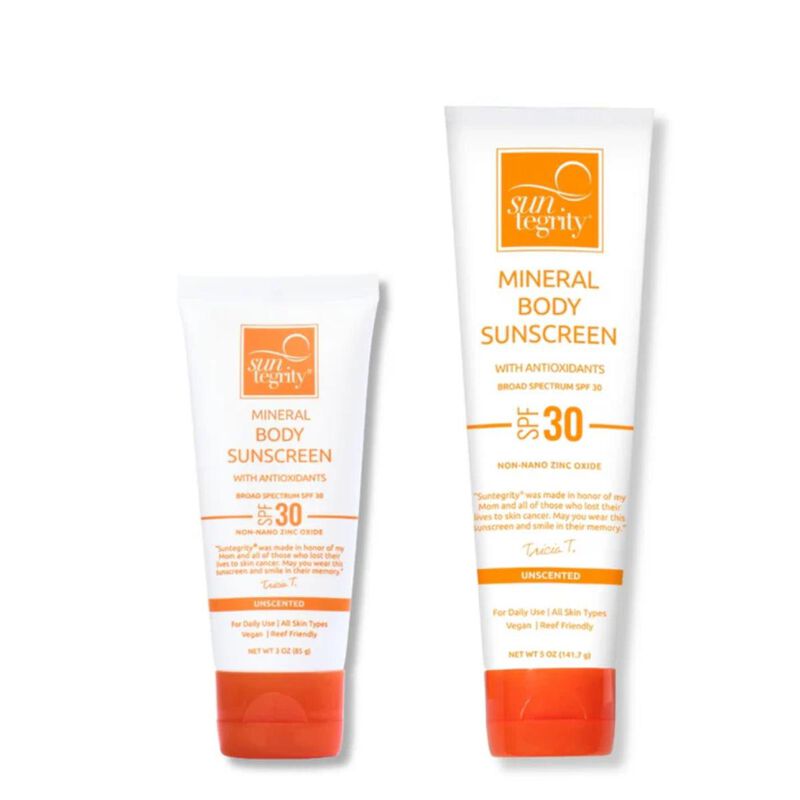suntegrity mineral body sunscreen unscented  broad spectrum spf 30