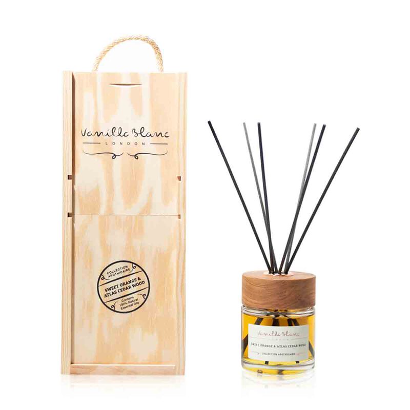vanilla blanc sweet orange & atlas cedarwood diffuser 100ml
