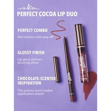faces willy wonka cocoa kiss lip duo