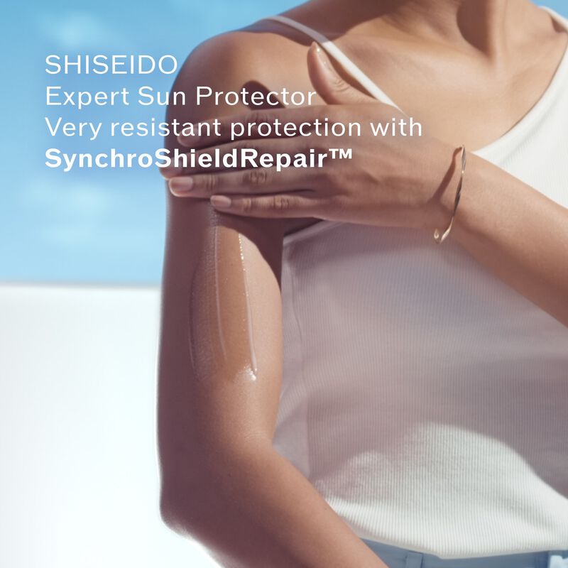 shiseido blue expert sun protector lotion spf50