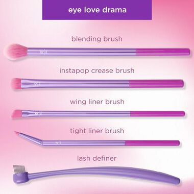 faces eye love drama makeup brush kit