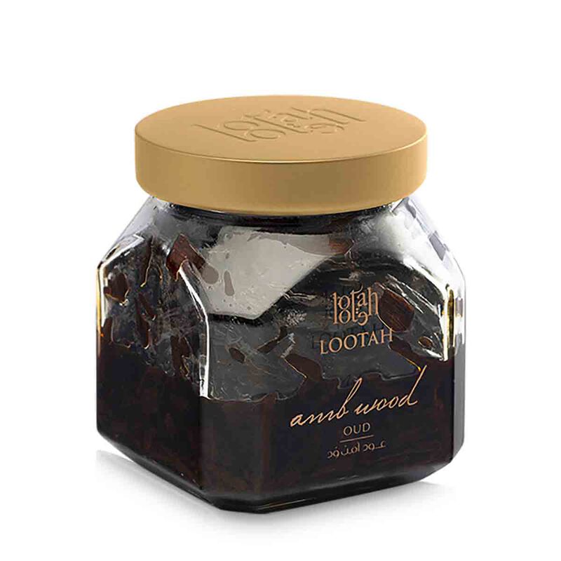 lootah ambwood oud small jar 77g
