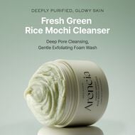 faces fresh green rice mochi cleanser