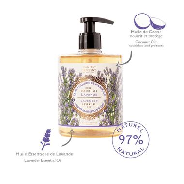 faces essentials lavender liquid marseille soap