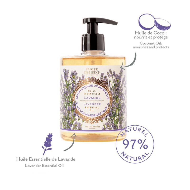 panier des sens essentials lavender liquid marseille soap