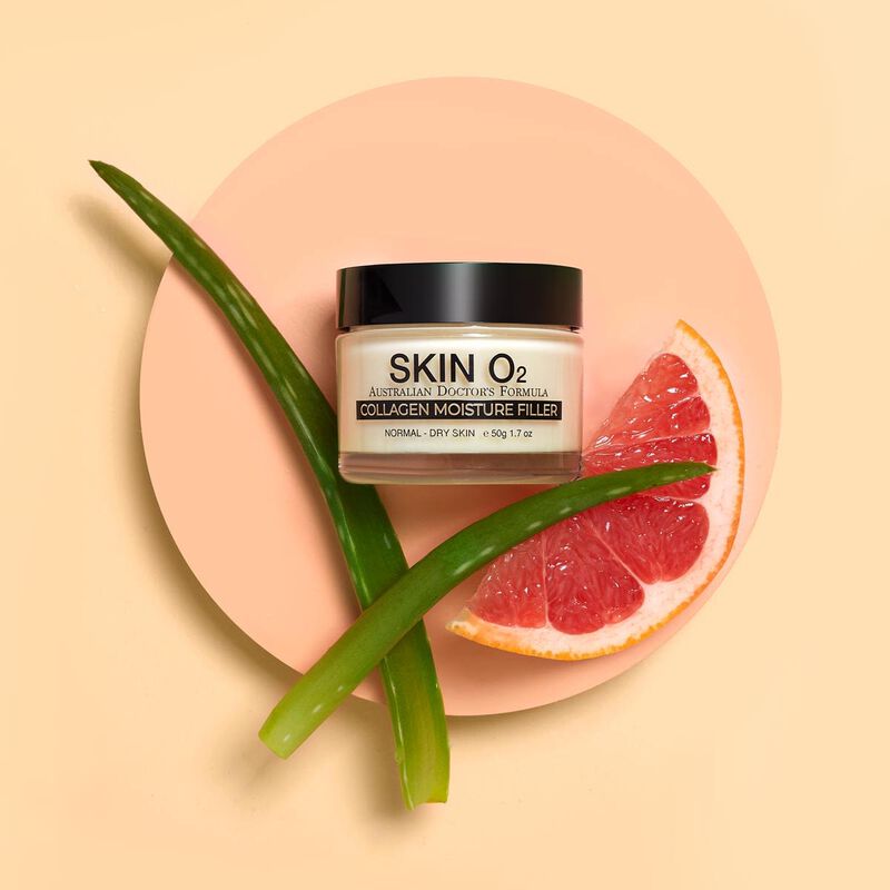 سكين أو تو فيلر الترطيب بالكولاجين