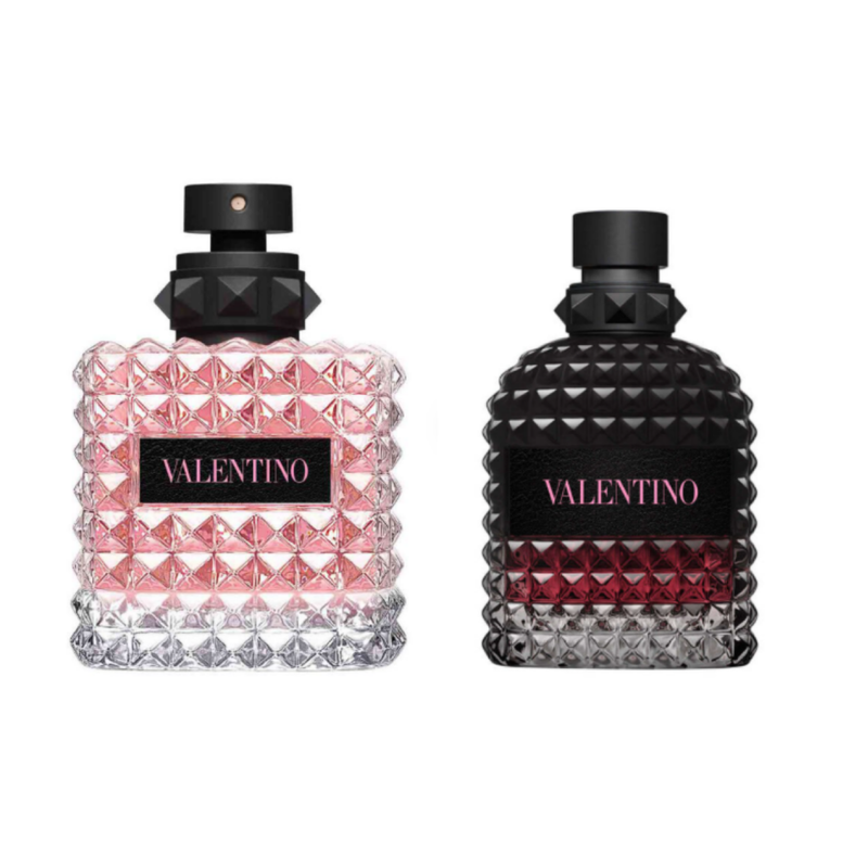 valentino donna born in roma edp 100 ml x born in roma uomo intense 50ml
