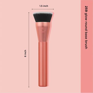 faces glow round base makeup brush
