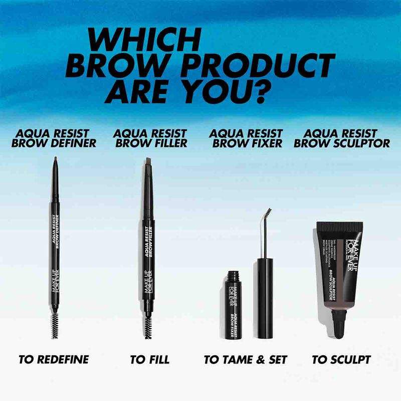 ميك اب فور ايفر كريم رسم الحواجب أكوا ريويست براو سكالبتر