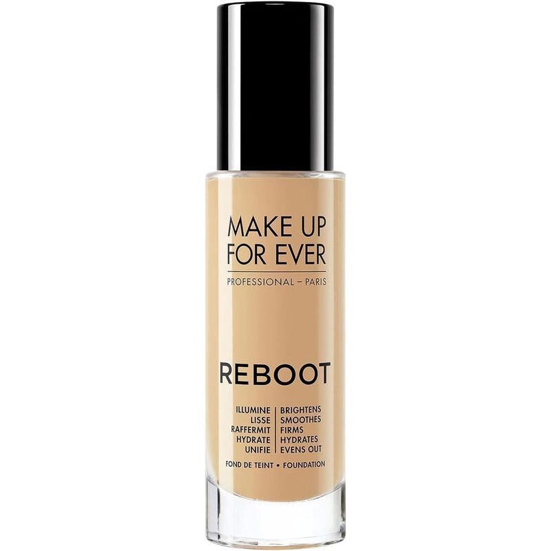 make up for ever reboot  y255 revitalizing foundation pomp 30 ml