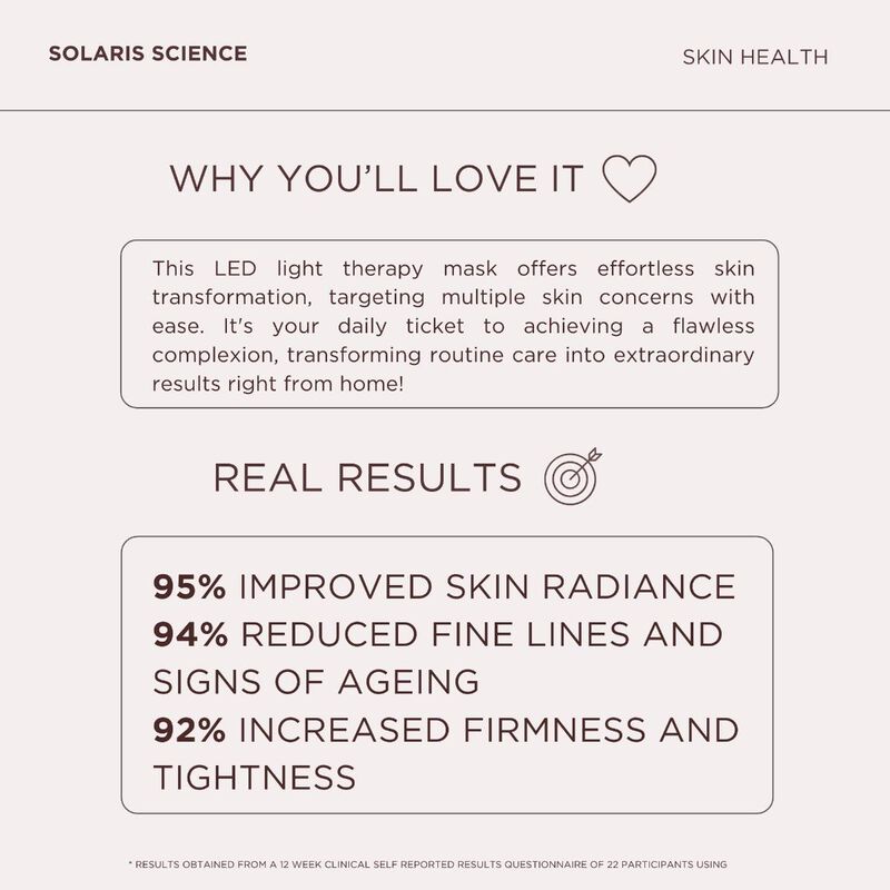 solaris laboratories ny pro therapy visispec led silicone mask