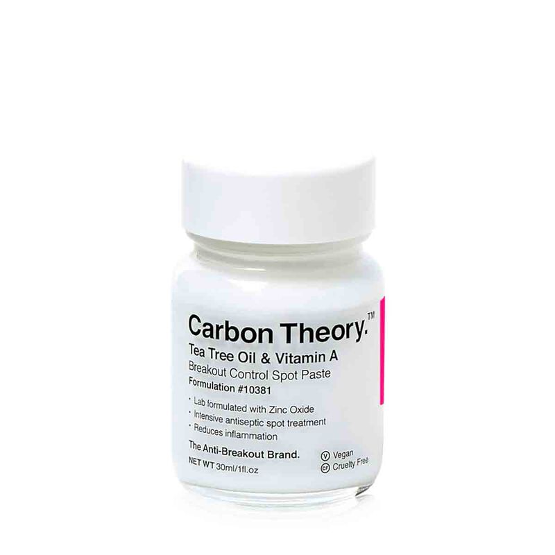 carbon theory breakout control spot paste tea tree oil & vitamin a 30ml