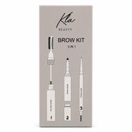 faces brow set black brown