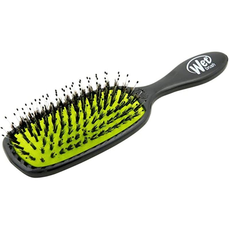wet brush shine enhancer hair brush black green