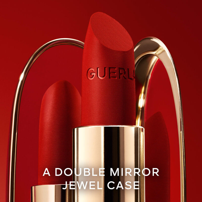 guerlain rouge g l’heure bleue the double mirror jewel case the customisable ultracare limited edition