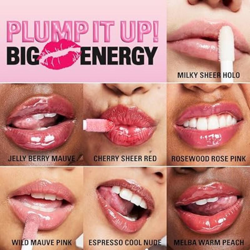 revolution beauty london pout bomb plumping gloss kiss nude
