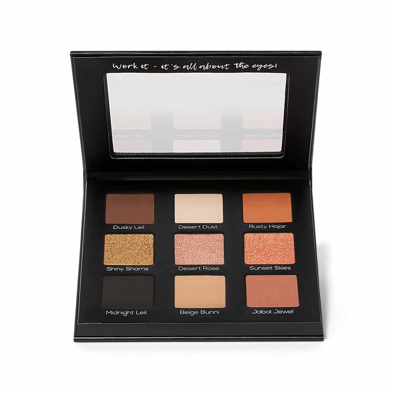 wow beauty all eyes on mini shadow palette