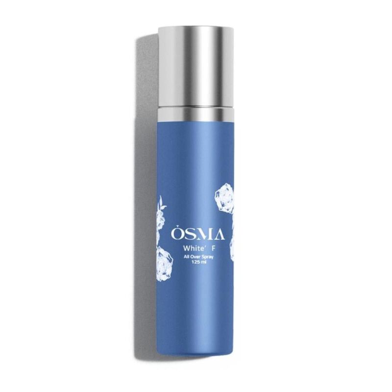 osma white f body spray