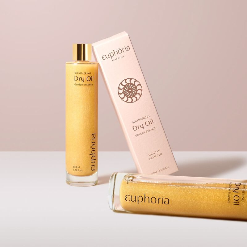 euphoria dry body oil gold