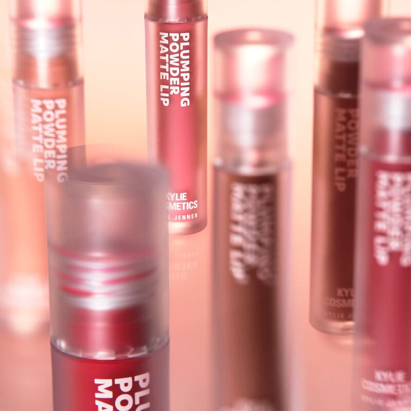 kylie cosmetics plumping powder matte lip